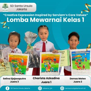 Pemenang Lomba Creative Expressions Inspired by Serviam’s Core Values